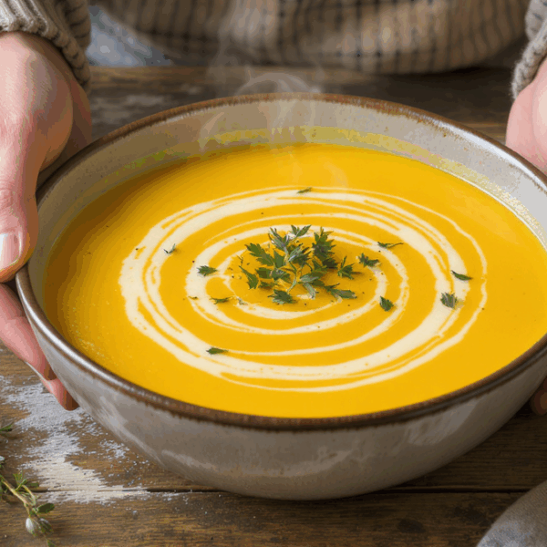 discover our creamy roasted butternut squash soup recipe, perfect for a cozy meal. easy to make with rich flavors and a smooth texture, ideal for fall and winter.