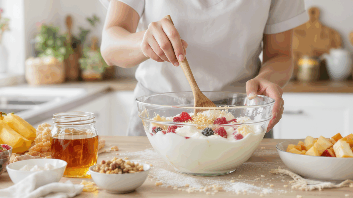 learn how to make delicious frozen yogurt at home without any machine. easy, quick, and perfect for a healthy treat anytime!