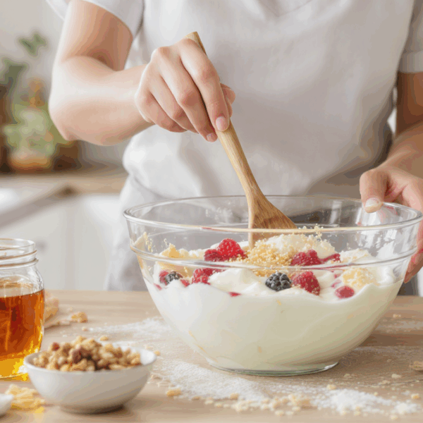 learn how to make delicious frozen yogurt at home without any machine. easy, quick, and perfect for a healthy treat anytime!