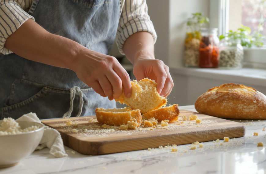 learn how to make homemade bread crumbs from leftover bread and discover tasty ways to use them in your cooking.