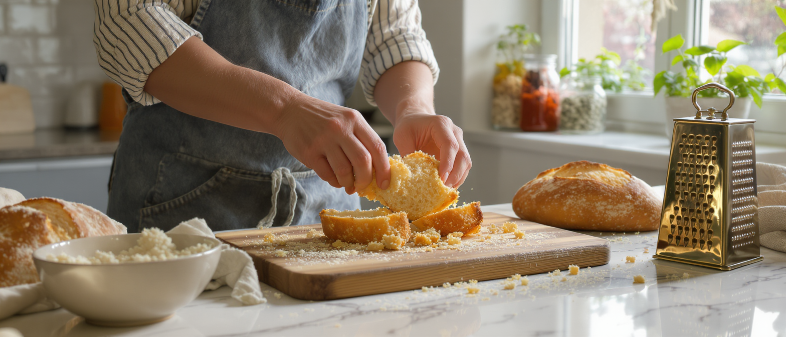 learn how to make homemade bread crumbs from leftover bread and discover tasty ways to use them in your cooking.