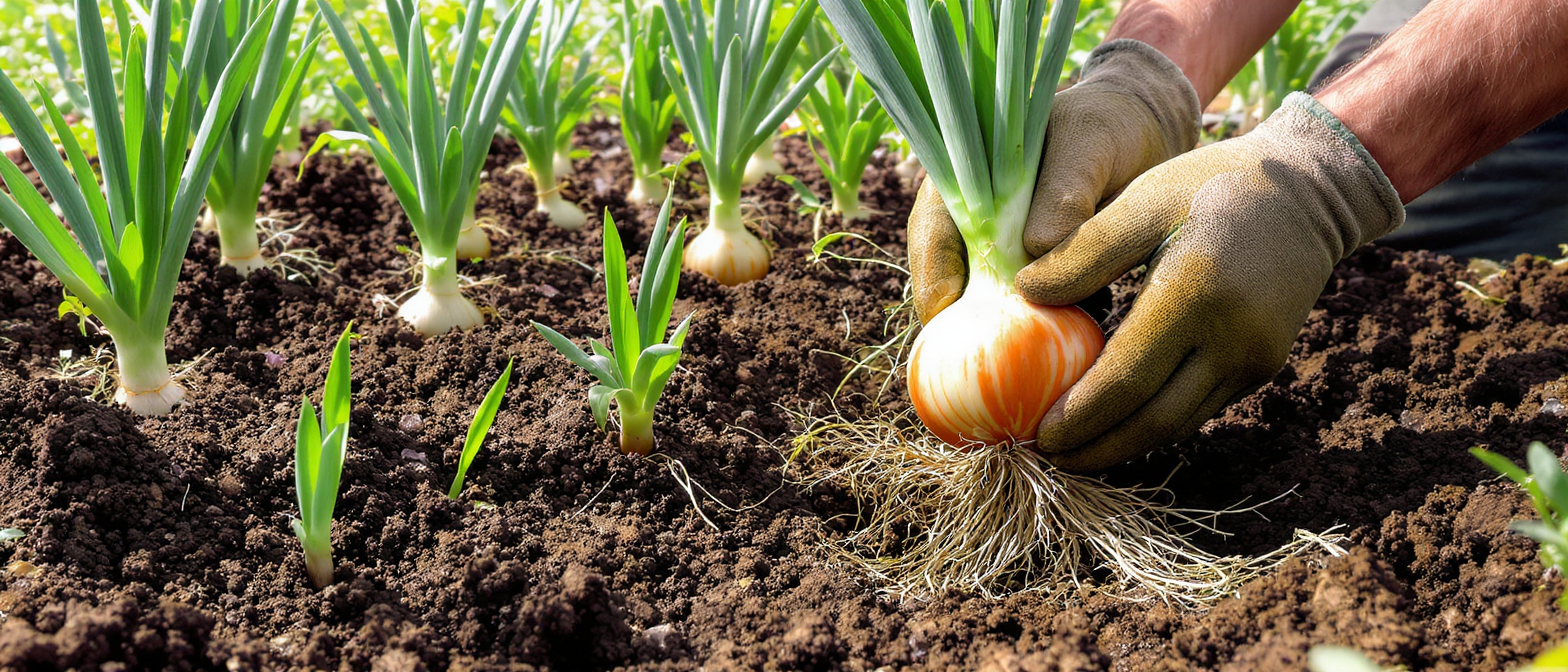 discover how onions grow with our complete guide, covering everything from planting sets to harvesting. learn essential tips for a successful onion crop.