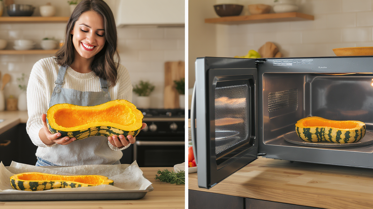 learn how to cook acorn squash easily with our step-by-step guide on roasting and microwave methods for a delicious and healthy meal.