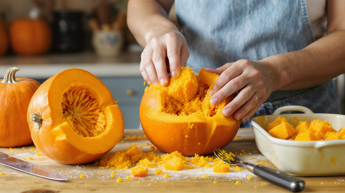 learn how to cook a fresh pumpkin perfectly for creamy pumpkin puree and delicious baking recipes with our simple step-by-step guide.