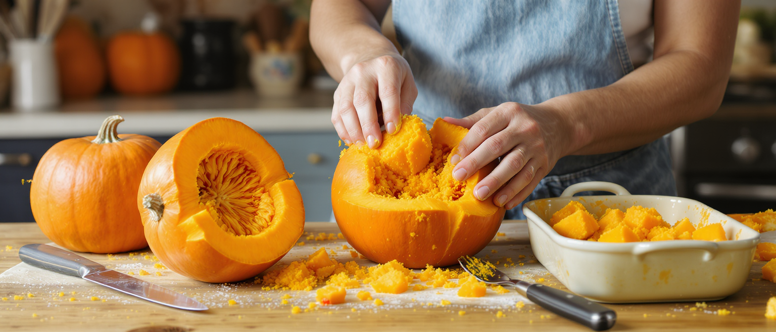 learn how to cook a fresh pumpkin perfectly for creamy pumpkin puree and delicious baking recipes with our simple step-by-step guide.