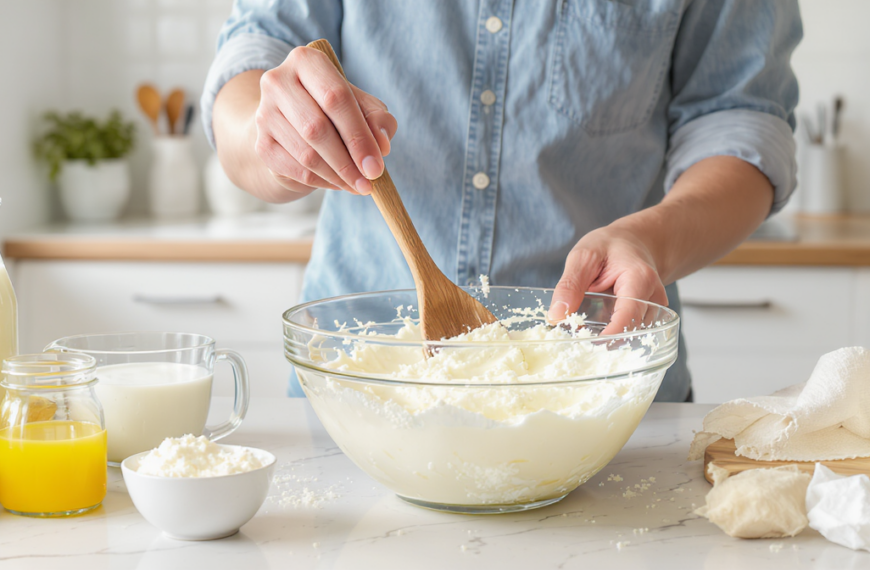 learn how to make delicious cream cheese at home with this easy and simple recipe. perfect for beginners and homemade treats!