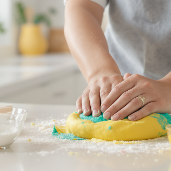 learn how to make soft, non-toxic, and affordable homemade playdough with this easy step-by-step guide. perfect for kids and creative fun at home!
