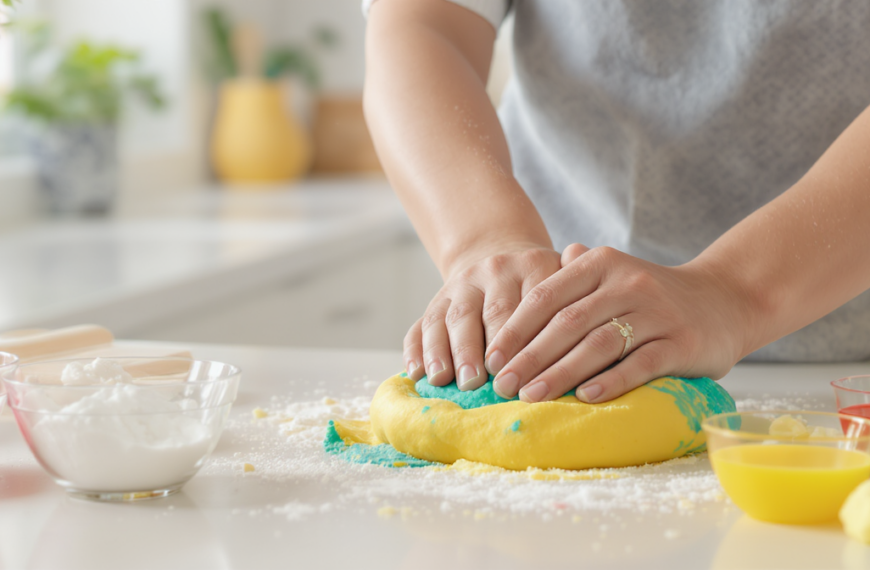 learn how to make soft, non-toxic, and affordable homemade playdough with this easy step-by-step guide. perfect for kids and creative fun at home!