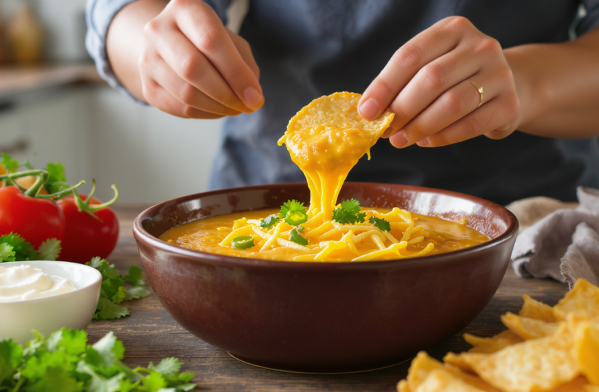 discover how to make creamy, delicious queso dip at home that's better than any store-bought version. easy recipe with simple ingredients for the perfect cheesy dip.