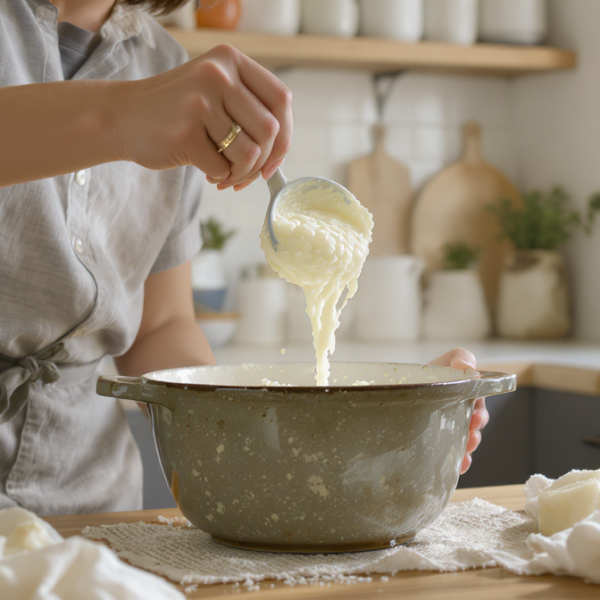 learn step-by-step how to make creamy ricotta cheese at home using milk or whey. perfect for adding fresh, homemade cheese to your recipes with simple ingredients and easy techniques.