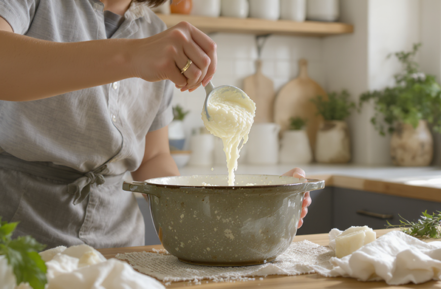 learn step-by-step how to make creamy ricotta cheese at home using milk or whey. perfect for adding fresh, homemade cheese to your recipes with simple ingredients and easy techniques.