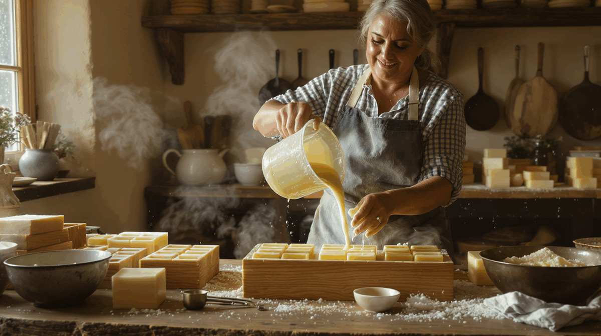 learn how to make traditional old-fashioned soap bars with our simple tallow soap recipe. perfect for natural, moisturizing skincare with a classic touch.