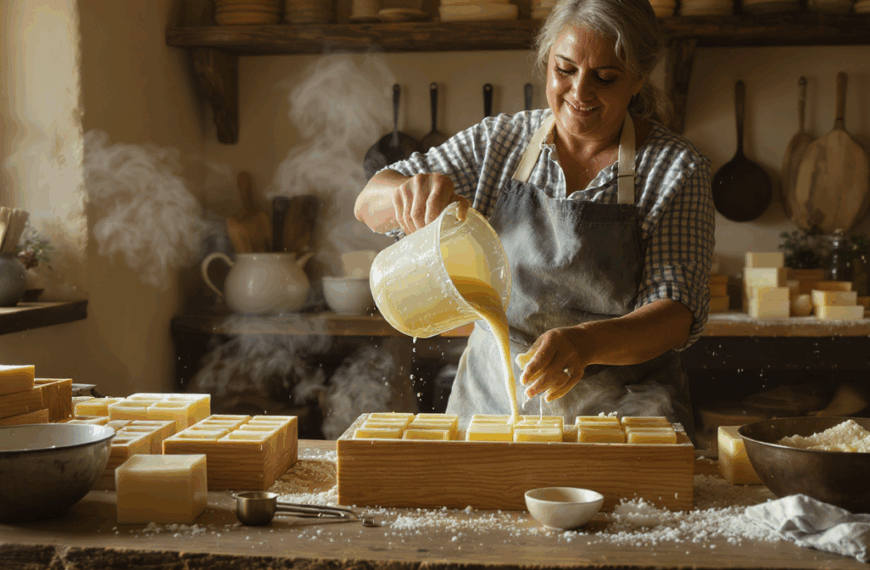 learn how to make traditional old-fashioned soap bars with our simple tallow soap recipe. perfect for natural, moisturizing skincare with a classic touch.