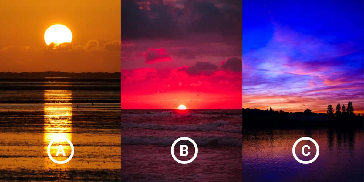 Personality test: reveal the proudest moment of your life by choosing a sunset!