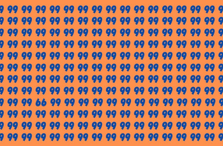 Are you smart enough to spot the 66 among 99 in under 10 seconds? Prove it now!