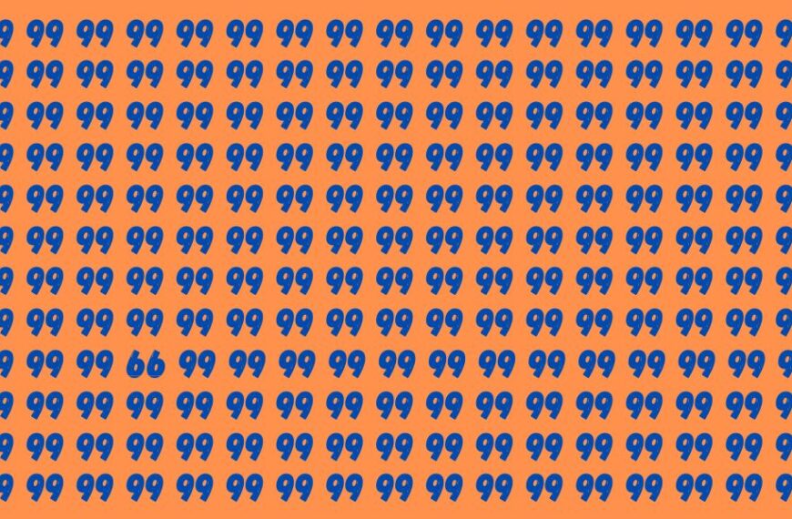 Are you smart enough to spot the 66 among 99 in under 10 seconds? Prove it now!