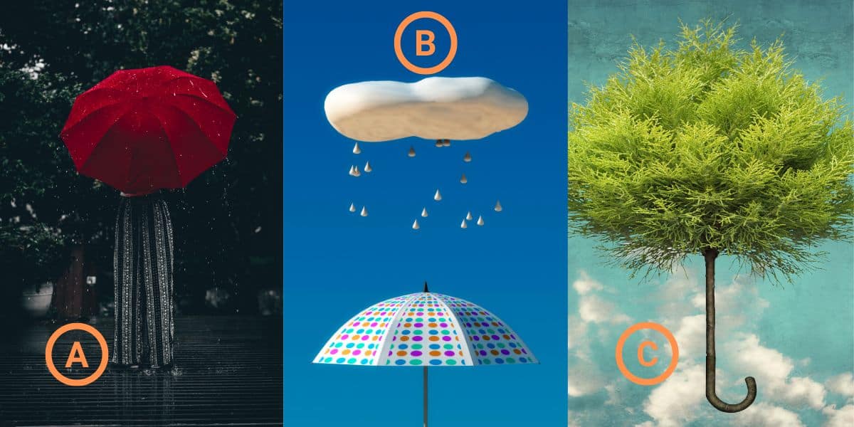 Personality test: reveal your hidden super power by choosing an umbrella!