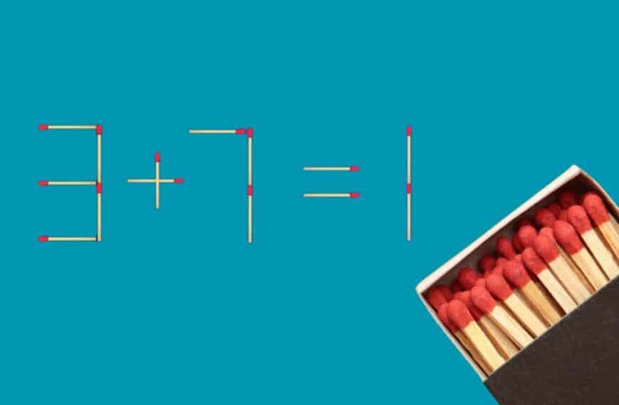 Can you master this matchstick challenge? Move just 3 in 25 seconds to find the answer!
