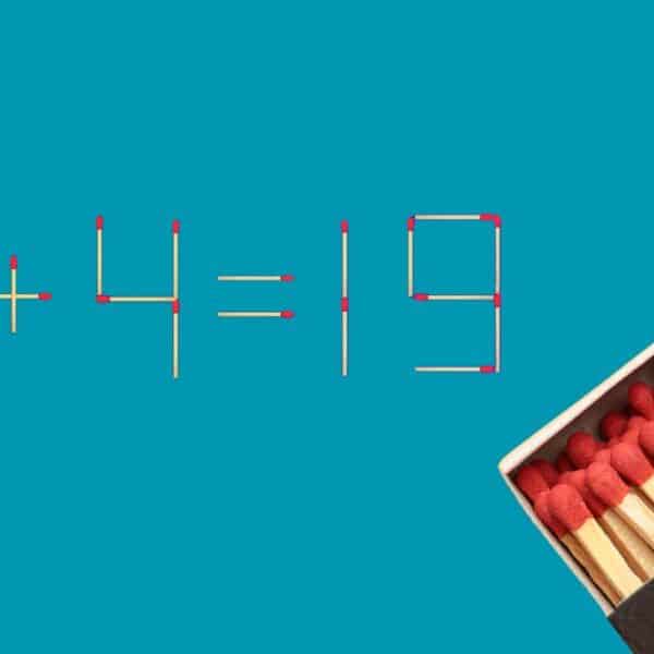 Test your IQ with this brain teaser: Can you solve this matchstick puzzle in just 15 seconds?