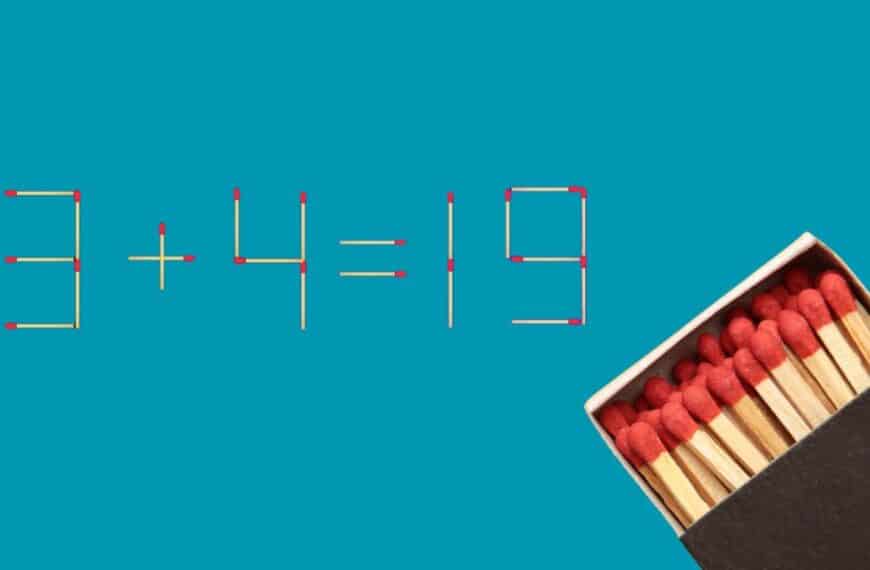 Test your IQ with this brain teaser: Can you solve this matchstick puzzle in just 15 seconds?