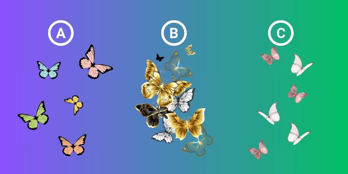 Do you believe in the saying, "Everything happens for a reason"? What does your butterfly choice reveal about your belief in fate?