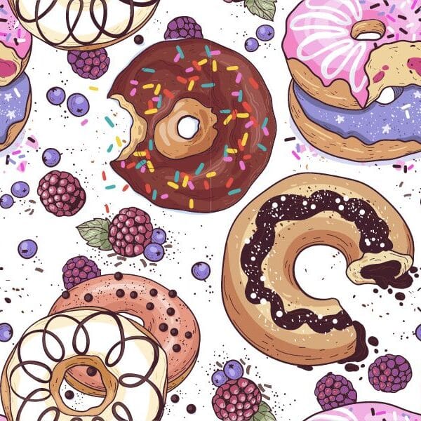 Challenge your eyes! Can you spot the 3 sneaky cookies hiding among donuts in just 20 seconds?