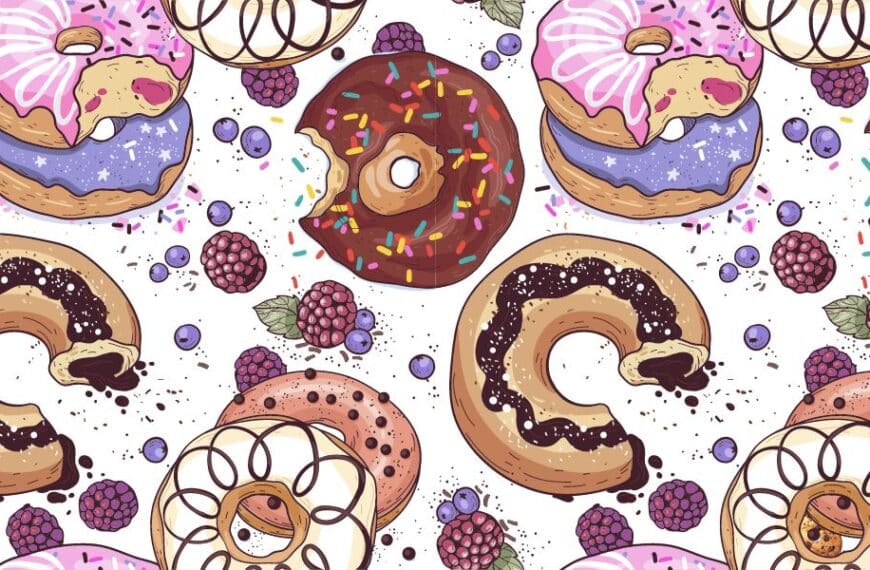 Challenge your eyes! Can you spot the 3 sneaky cookies hiding among donuts in just 20 seconds?