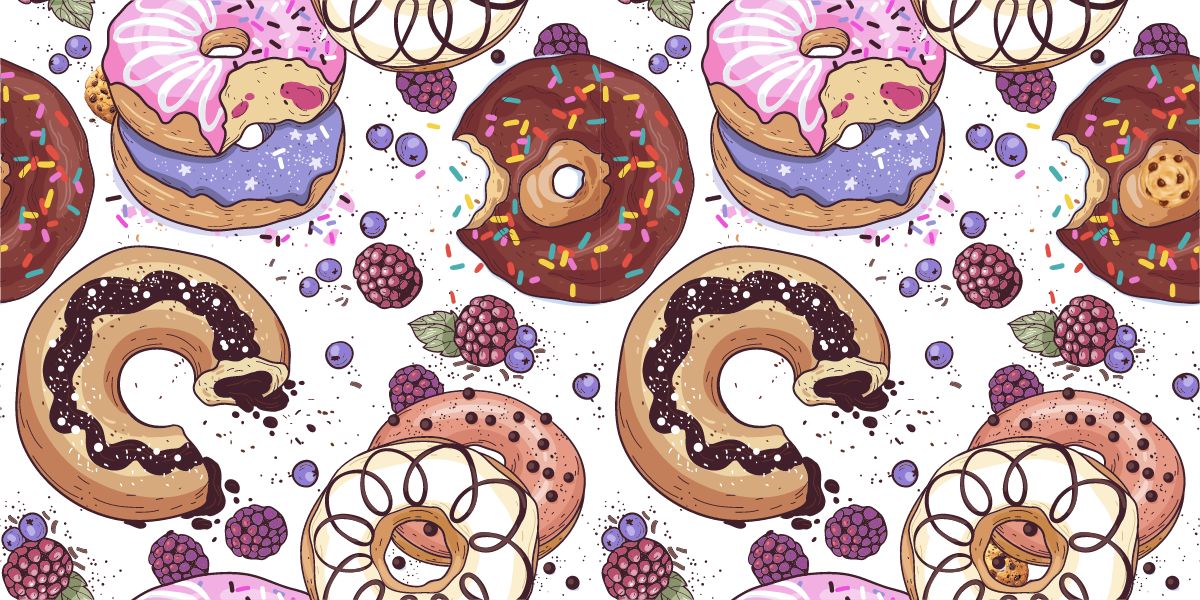 Challenge your eyes! Can you spot the 3 sneaky cookies hiding among donuts in just 20 seconds?