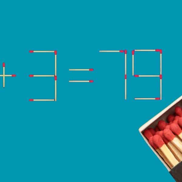 Can you beat the clock and solve this brain teaser ? You can only move 2 matchsticks in 20 seconds !