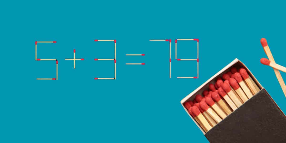 Can you beat the clock and solve this brain teaser ? You can only move 2 matchsticks in 20 seconds !