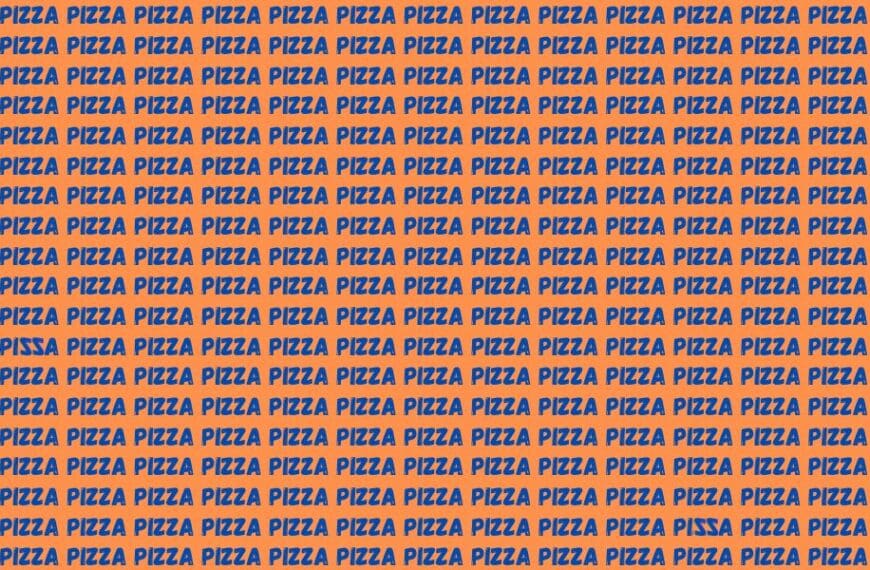 Can you spot the 2 impostor 'pizza' words in just 15 seconds? Take the challenge now!