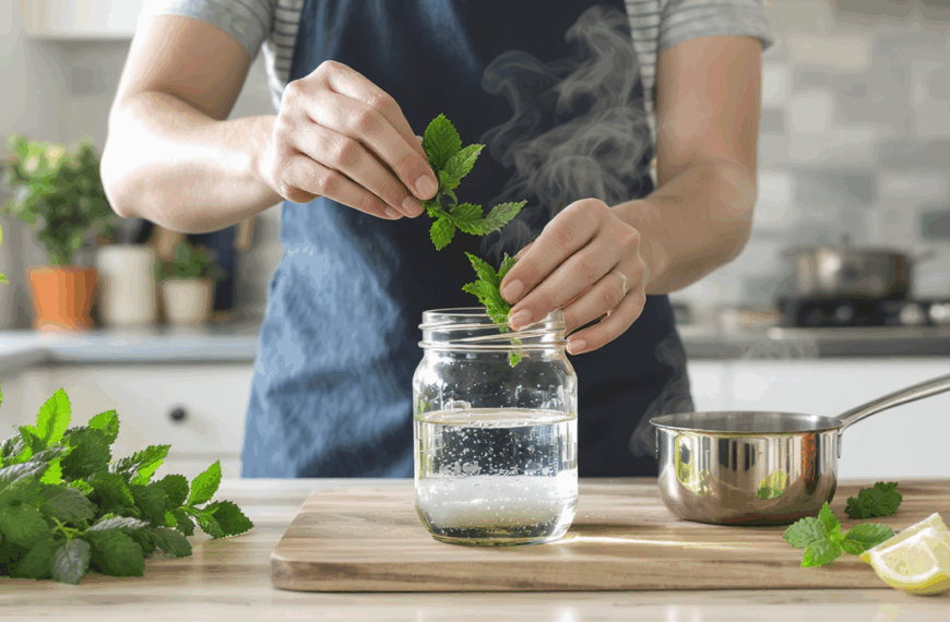 learn how to make refreshing mint simple syrup perfect for enhancing your drinks and desserts with this easy step-by-step guide.